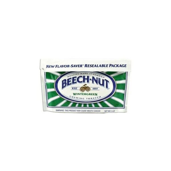 Beech-Nut Wintergreen Chewing Tobacco